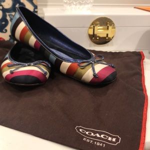 Vintage Coach Rainbow Flats 7.5W